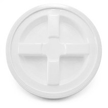 감마씰 리드 미국정품 회전식 버킷 바스켓 뚜껑 덮개, 화이트