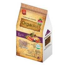 오가다이어트(Orgadiet) 유기농 애견사료 양고기 1kg, 6개