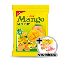 쥬시망고젤리 100g X 1봉지+ 맛보기젤리증정 /망고젤리/과일제리/후르츠젤리, 1