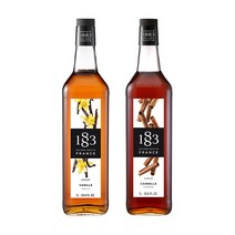 1883 바닐라 시럽 1000ml+1883 시나몬 시럽 1000ml