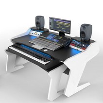 미디데스크 스튜디오 작업 피아노 건반 작업실 테이블, 200