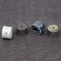 레일앤폴 25mm 커튼 앤드봉마개(겉대+겉대), 1조, 1조 골드블랙