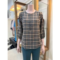 키이스 블룸스버리 기비키이스 레트로 체크 블라우스 B2AB504.