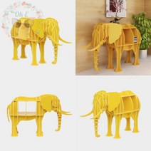 옥이드림 DIY 코끼리 책장 117X71CM 인테리어진열대 전시진열대 아이책장