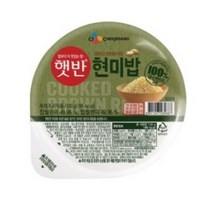 햇반 100% 현미로 지은밥 130g x 24개