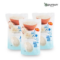 [이쌀이다] 경기미 씻어나온쌀 1kg x 3봉, 단품