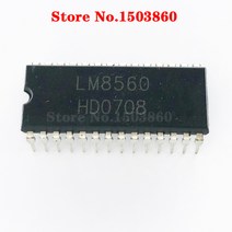 아날로그시계 스마트 시계1pcs LM8560 DIP-28 디지털 LED 쿼츠 시계 자동 디스플레이 칩 전자