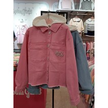 로엠걸즈 데일리 등원룩 원피스 코디 후드 청자켓 RGJA2312C