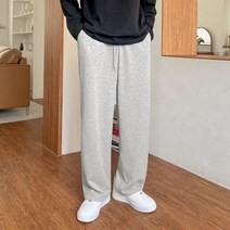 [오버나인] 남자 남성 데일리 트레이닝 커스텀 와이드 밴딩 팬츠