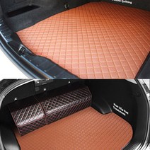 신형코나 트렁크매트 가죽 카매트 캠핑 차박매트 트렁크용품 일반형, 퀄팅트렁크매트 일반형 / 브라운, 정확한 차종명/년식 꼭 기입해주세요.