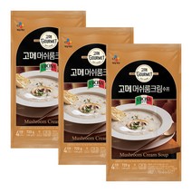 CJ 고메 머쉬룸 크림 수프 180g x 12 / 코스트코 양송이 양파 아침 대용식