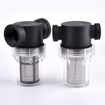 농업용 여과기 관수자재 필터 12 34 1인치 40 80 스크린 정원 급수 연못 관개 수족관 물 탱크 펌프 여과기, 1인치 80메쉬