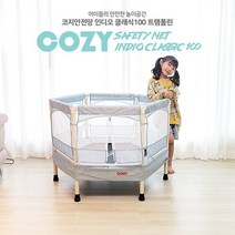 3토이원 코지 안전망 인디오 트램폴린 100 아쿠아그레, 없음