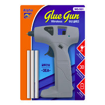 ALPHA 무선 글루건 소형 7mm wg-501, 1개