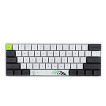 EPOMAKER SK61 핫 스왑 기계식 키보드 RGB 백라이트 NKRO 유형 C 케이블 Win/Mac Gateron 광 스위치 teclado mecânic, [03] Optical Brown, [02] Panda
