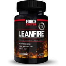 Force Factor 포스 팩터 LeanFire XT 린바디 마른근육 캡슐 30정, 30정 1개입