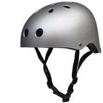 자전거 헬멧 야외 안전 성인 십대 주기 스쿠터 bmx 스케이트보드 스케이트 스턴트 폭격기 사이클링 어린이, 매트 실버, m 머리 54-57 cm