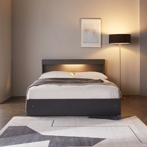 파로마 포마드 LED수납침대 SS 프레임만 슈퍼싱글침대 / 수납침대 / 원룸침대, 그레이