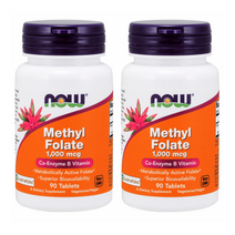 나우푸드 메틸 폴레이트 1000mcg 타블렛, 90개입, 2개