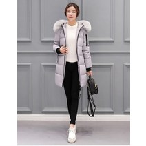 덕다운 숏패딩 여성 겨울 착실히 보내다 한국어 큰 모피 칼라 다운 코튼 파카 여성 슬림