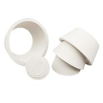 HAIMINGJUN 9팩 고무 필터 어댑터 콘 플라스크 유리 가스켓 액세서리, 8.5x8.5x3cm, 화이트