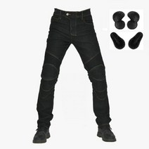 오토바이블랙박스 액션캠남자 오토바이 바지 Aramid 보호 장비 승마 블랙 레저 Motocross, 06 pants 6B_03 L
