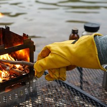 FLUX 캠핑 화로대 바베큐 장갑 겨울작업 불멍 장작