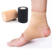 주짓수 유도 근육관절 테이핑 밴드 2개 요법 스펀지, 블랙