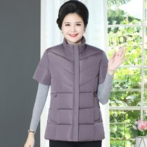 가디건 홈쇼핑 운동 반팔 누빔 패딩 조끼 점퍼 곤색 옷 알바 단추 카키 잔꽃 수면