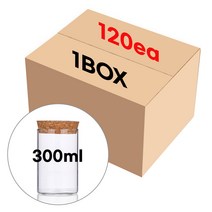 캔들 용기 콜크 글라스 자 300ml/120개(1BOX)도매