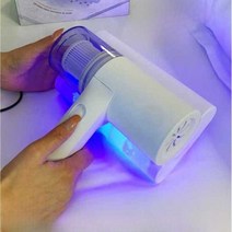 가정용 무선 침대 청소기 쇼파 진드기 살균 UV, 화이트