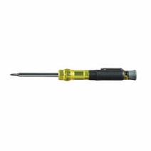 Klein Tools 32613 멀티비트 드라이버 슬롯 슈레이더 비트가 포함된 Precision HVAC 3-in-1 포켓 스크루드라이버, One Color