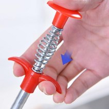 우수관 오수배관 pvc배관 오수관 역류 자재 파이프 준설 파이프 라인 클리너 가정용 욕실 하수도 하수 구부릴 수있는 배수 주방 청소 그리퍼 싱크 욕조, 없음