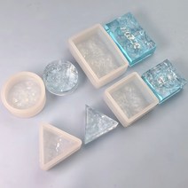 바다조각 몰드 레진 공예 아트 비누 재료 키링만들기 diy uv레진 에폭시, 원형