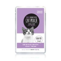 캣퓨어 내추럴 파우치 80g, 건강한고등어, 5개