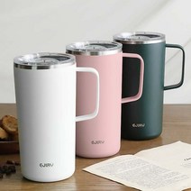 대용량 텀블러 벤티사이즈 리유저블 보온 보냉컵 600ml, 핑크
