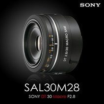 소니 정품 [SAL30M28] SONY DT 30mm F2.8 Macro SAM 인물 스냅사진 접사렌즈 매크로 단렌즈 k