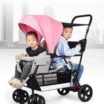 2인용유모차 가벼운쌍둥이 접이식 경량 색상다양 선물, M