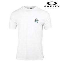 오클리 스페이스 남성 캐주얼 반팔 흰티셔츠