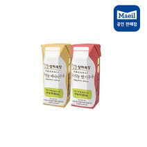 매일 상하목장 유기농바나나우유+딸기우유 멸균 125ml 48개, 1박스