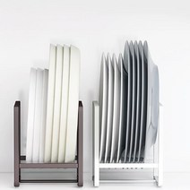 비다하우스 씽크대 주방 정리용품 접시 정리대, 1개, 03-철제 접시 정리대(블랙-S)