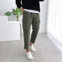 간빠레 남자 9부 테일러 건빵 카고 와이드 면바지