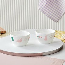 모던하우스 ON 마이래빗 도자기 공기 2P세트