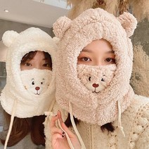 여성 넥워머 바바클라바 모자 워머 여자