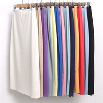 강물처럼 빅사이즈사랑해요 8240L210 썸머 카바링 스커트 MO