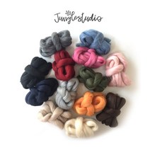 양모실 Premium Wool 100% Australia 마크라메 재료 위빙 루피망고st 망고실, 레드핫(1M)