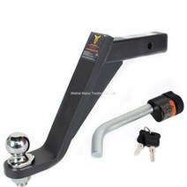 WAKE카라반 트레일러 인치별 콜로라도 미국식 견인 장치 마운트 볼 포함 50mm, 9인치 잠금ml