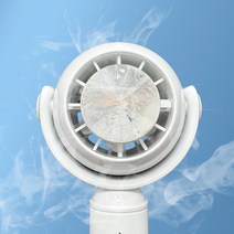 이지마켓 휴대용선풍기 미니선풍기 손성풍기 손풍기 초강력 핸디 핸드 냉각 써큘레이터, 화이트+베이비핑크