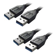 대원티엠티 USB3.0 A-A 케이블 3m DW-USB3AA, 2개입