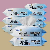 베이킹소다 물티슈_바름 70매입x9팩 다용도 청소 물티슈, 없음